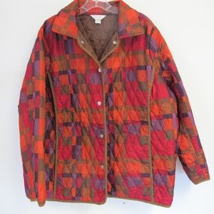 CHRISTOPHER BANKS CJ BANKS QUILTED JACKET